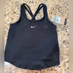 Nike Black Racerback Tank Top - Girls